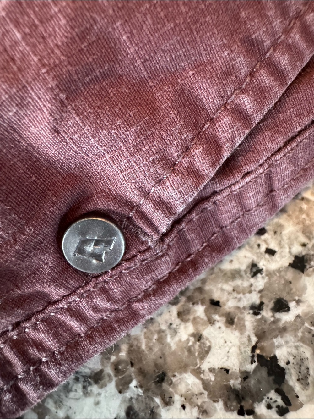 Vuori Ripstop Pant Long Burgundy Plum Drawstring Cargo Pants Size Small Long - Picture 10 of 15